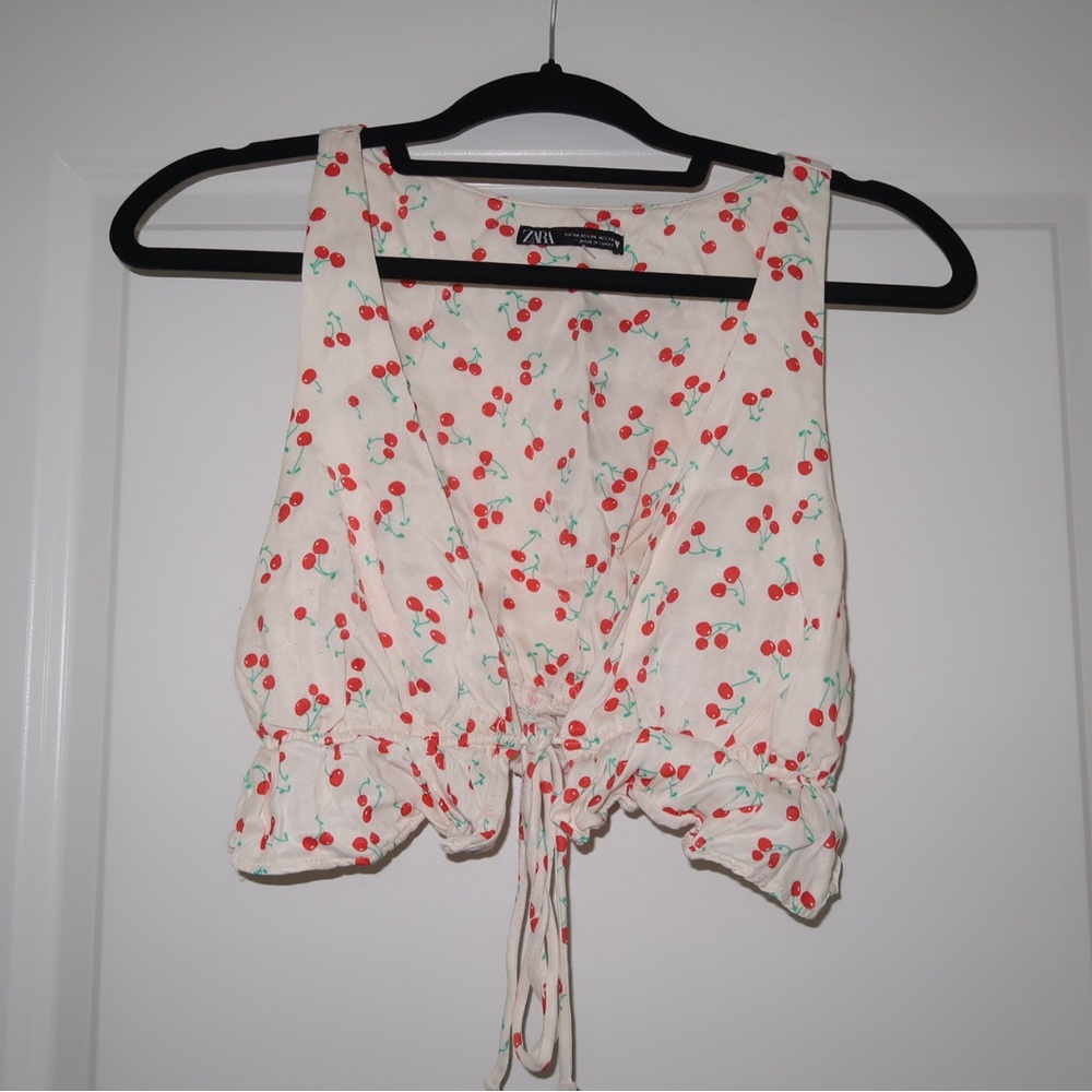 Zara Cherry Top